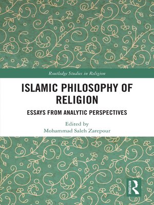 cover image of Islamic Philosophy of Religion